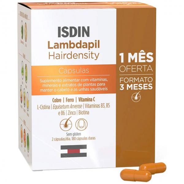 Isdin Lambdapil Hairdensity x180 cápsulas - oferta de 1 mês